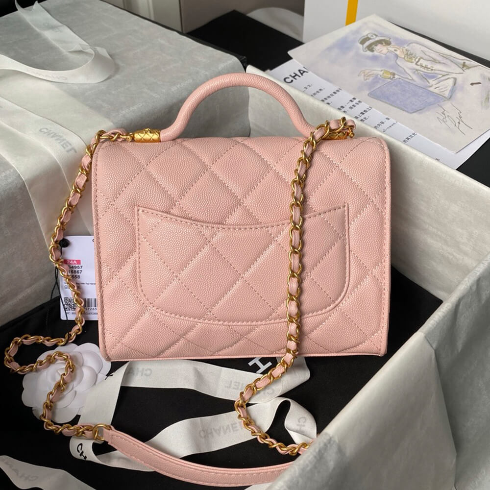 Chanel Small Flap Bag With Top Handle - Replica Luxury Bags™