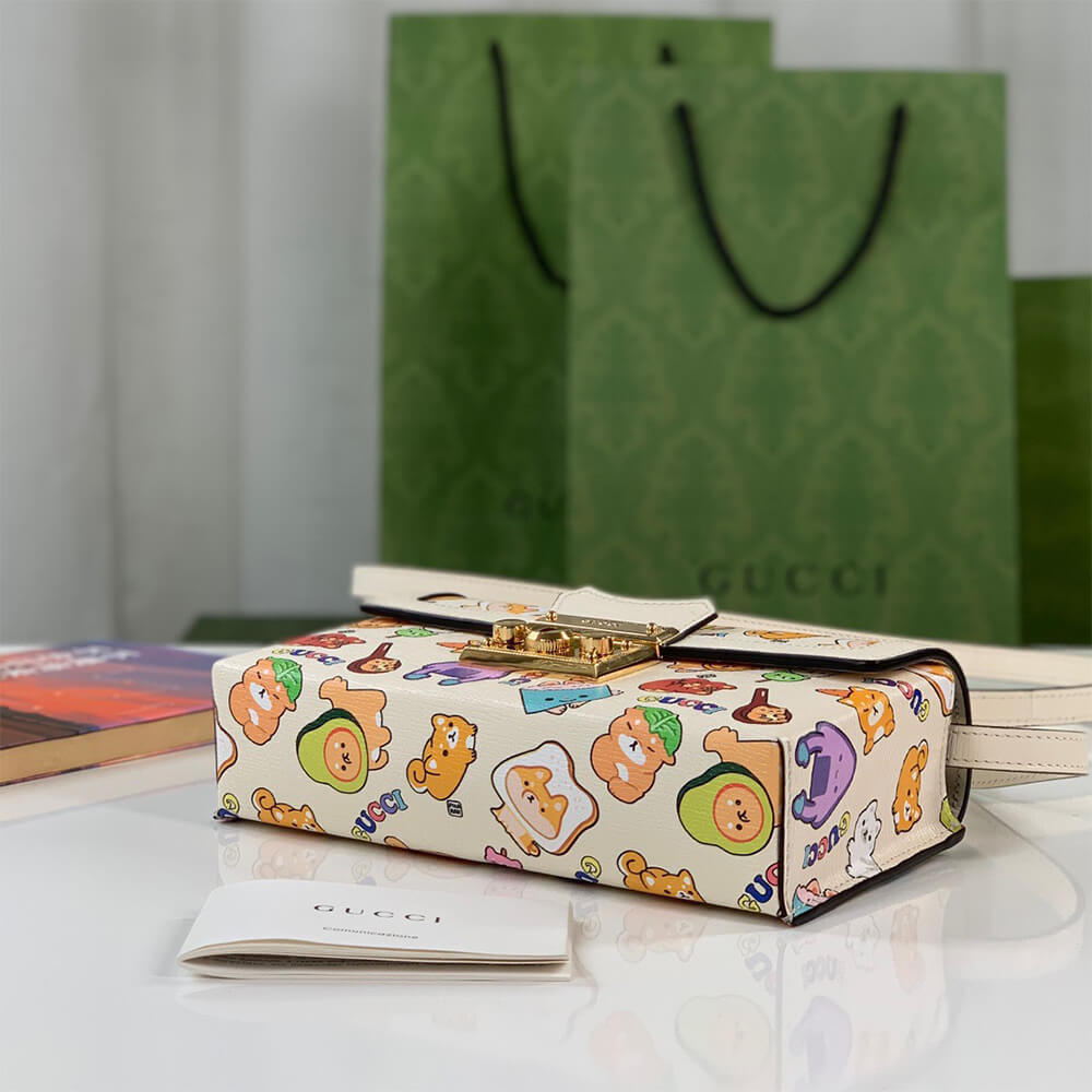 Padlock Gucci Animal Print Mini Bag - Replica Luxury Bags™