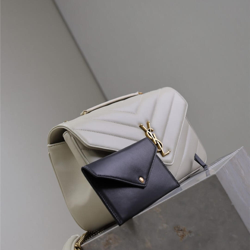 YSL Loulou Medium Bag in Matelasse Lambskin - Replica Luxury Bags™