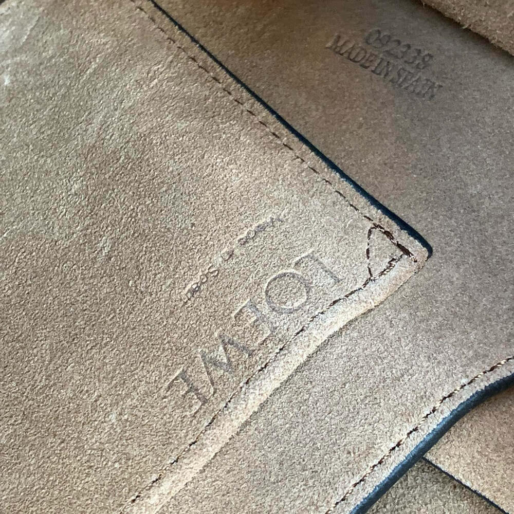 Loewe Small Gate bag in soft calfskin and jacquard - Replica Luxury Bags™