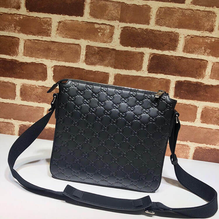 Gucci Signature Messenger Bag - Replica Luxury Bags™
