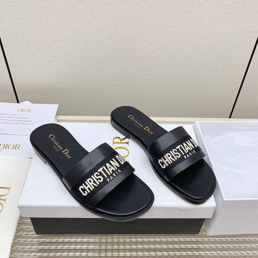 Dior Dway Slides Shoes - Replica Luxury Bags™
