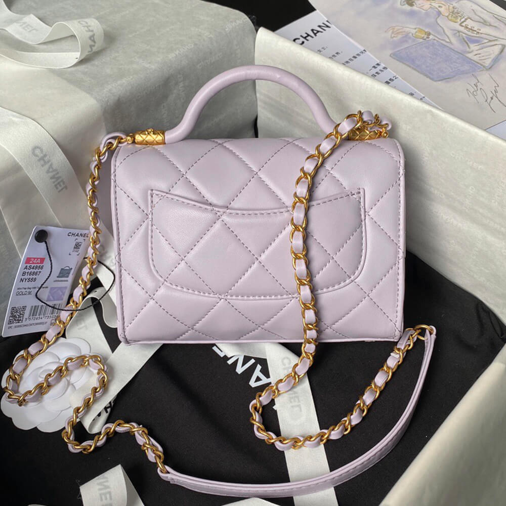 Chanel Mini Flap Bag With Top Handle - Replica Luxury Bags™