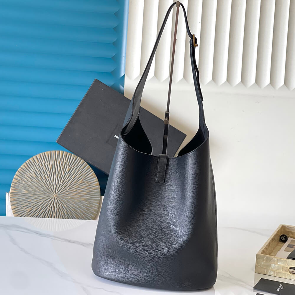 YSL LE 5 A 7 Hobo Bag in Grained Leather - Replica Luxury Bags™