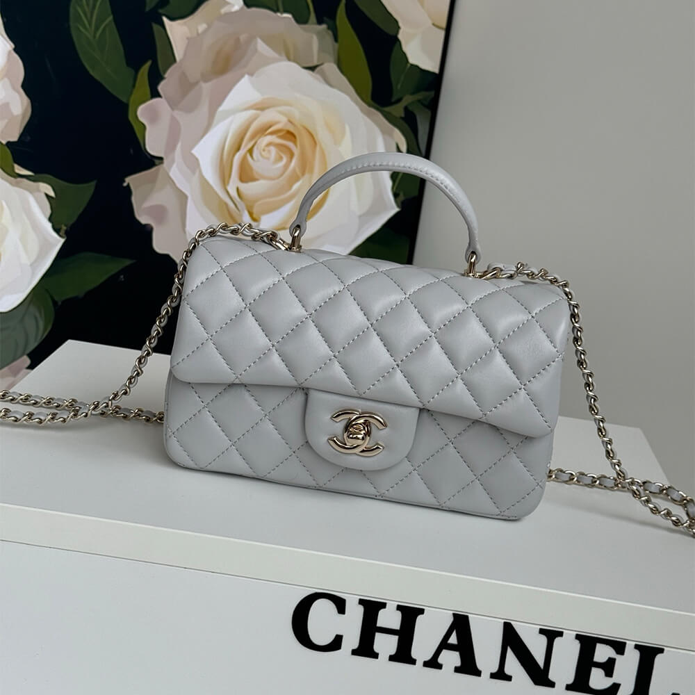 Chanel Mini Classic Handbag With Top Handle - Replica Luxury Bags™