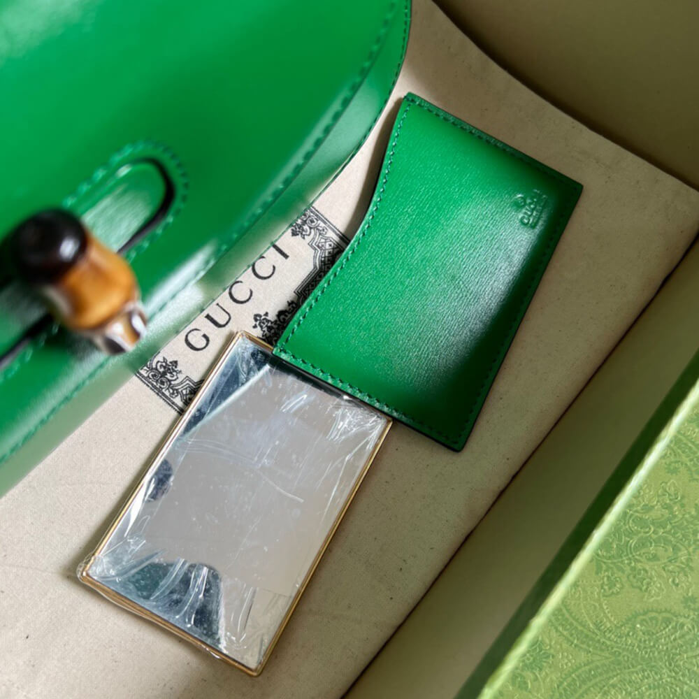 Gucci Bamboo 1947 Jumbo Gg Small Top Handle Bag - Replica Luxury Bags™