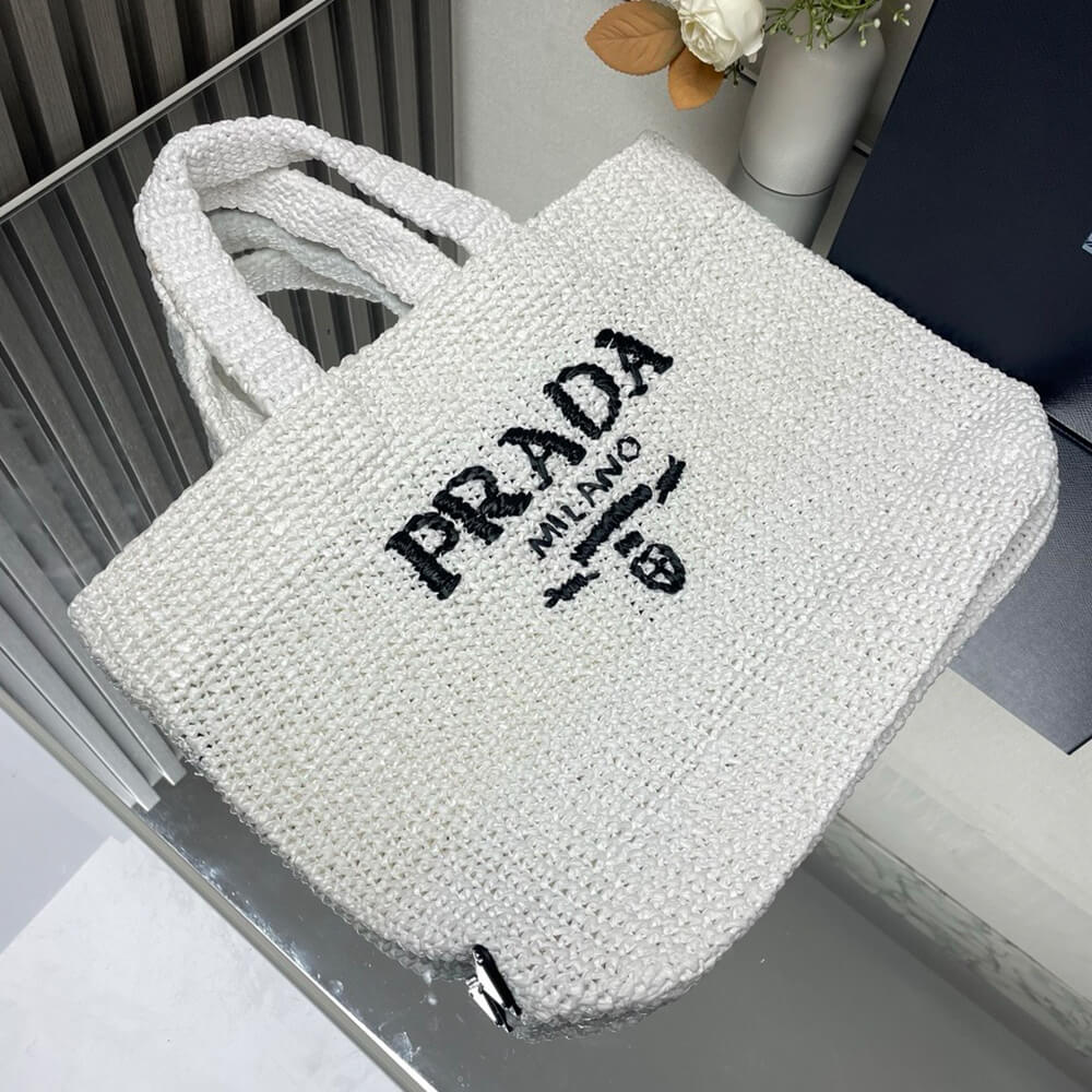 Prada Crochet Tote Bag - Replica Luxury Bags™