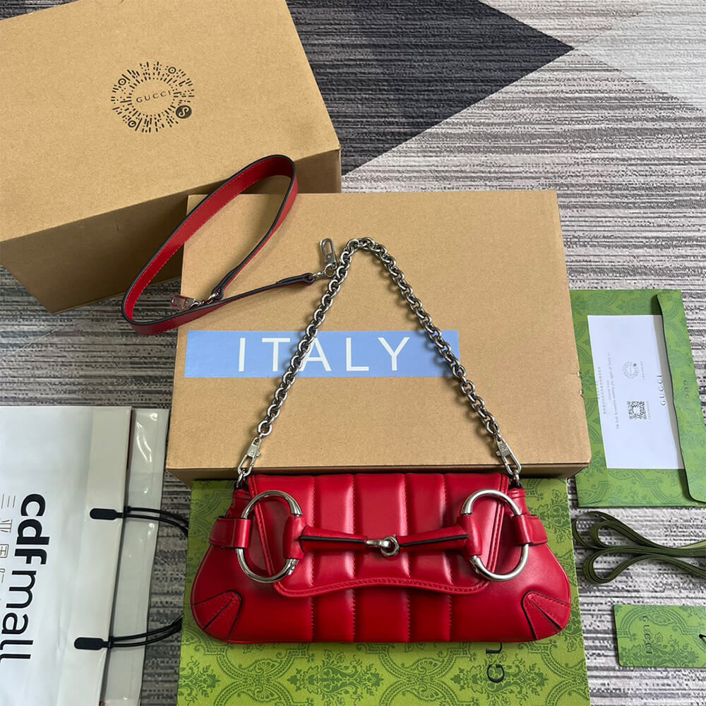 Gucci Horsebit Chain Small Shoulder Bag - Replica Luxury Bags™