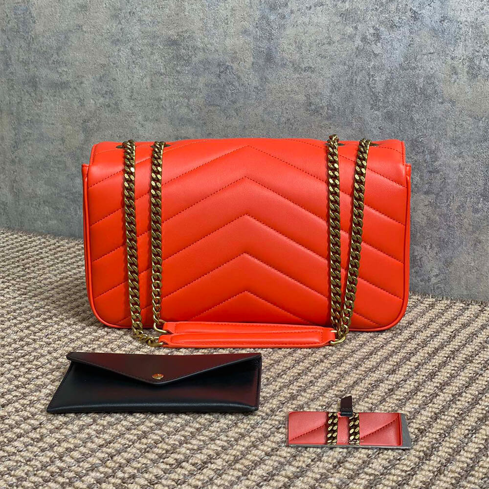 YSL Loulou Medium Bag in Matelasse Lambskin - Replica Luxury Bags™