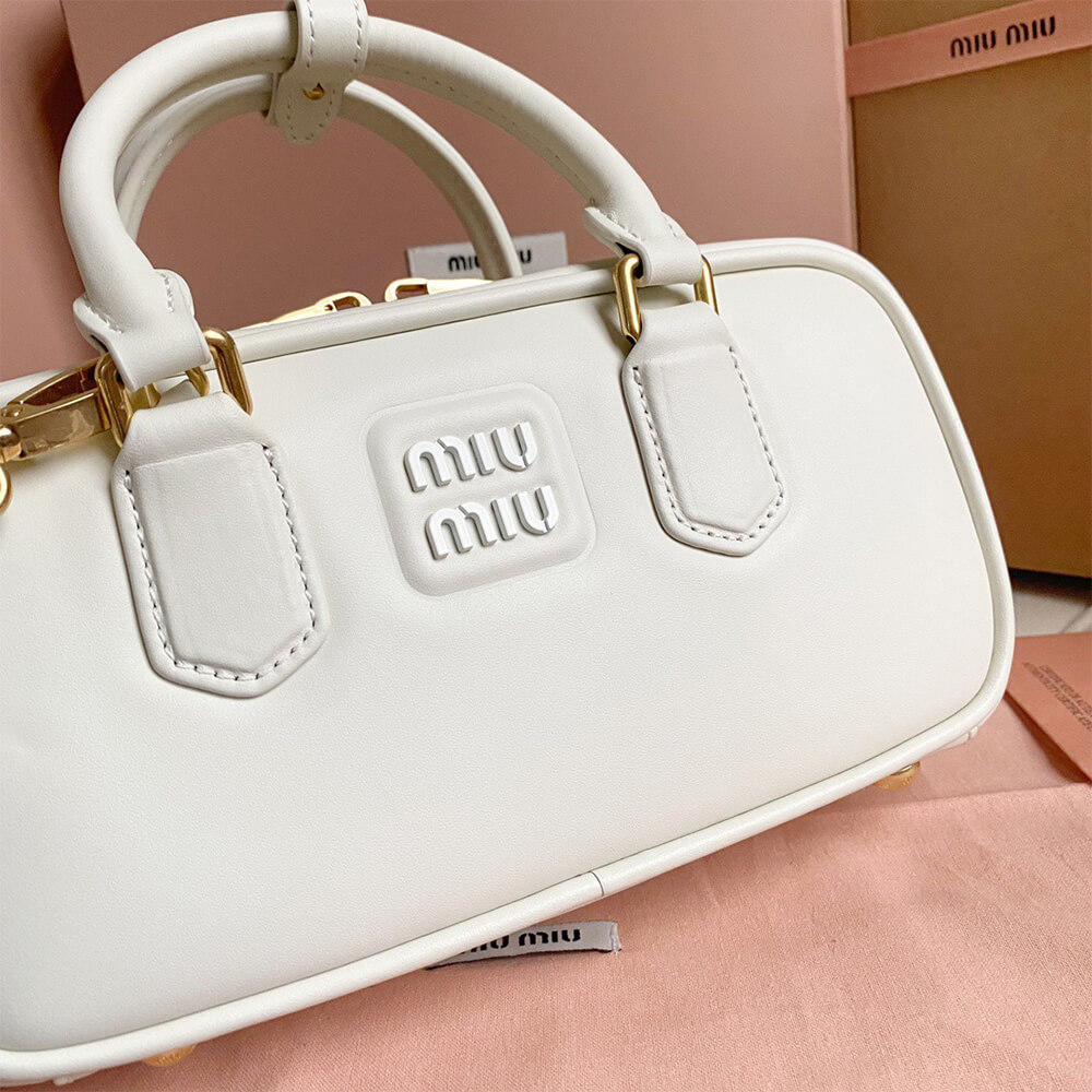 Miumiu Medium Arcadie Leather Bag - Replica Luxury Bags™