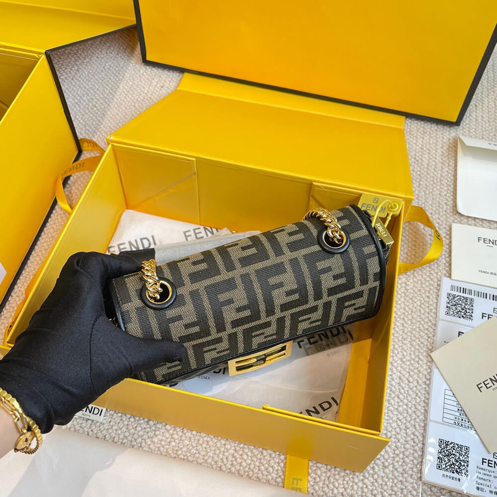 Fendi Baguette Chain Mini Bag - Replica Luxury Bags™