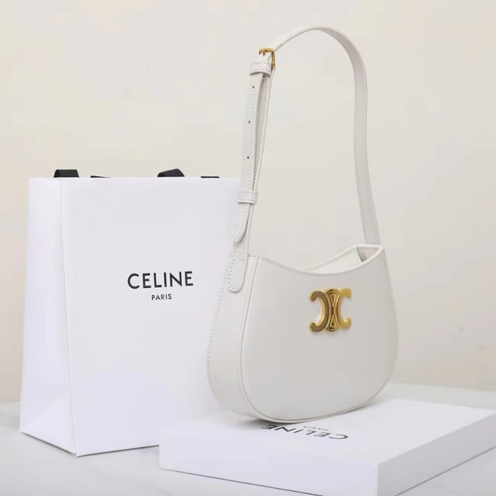 Celine Medium Tilly Bag in Shiny Calfskin - Replica Luxury Bags™