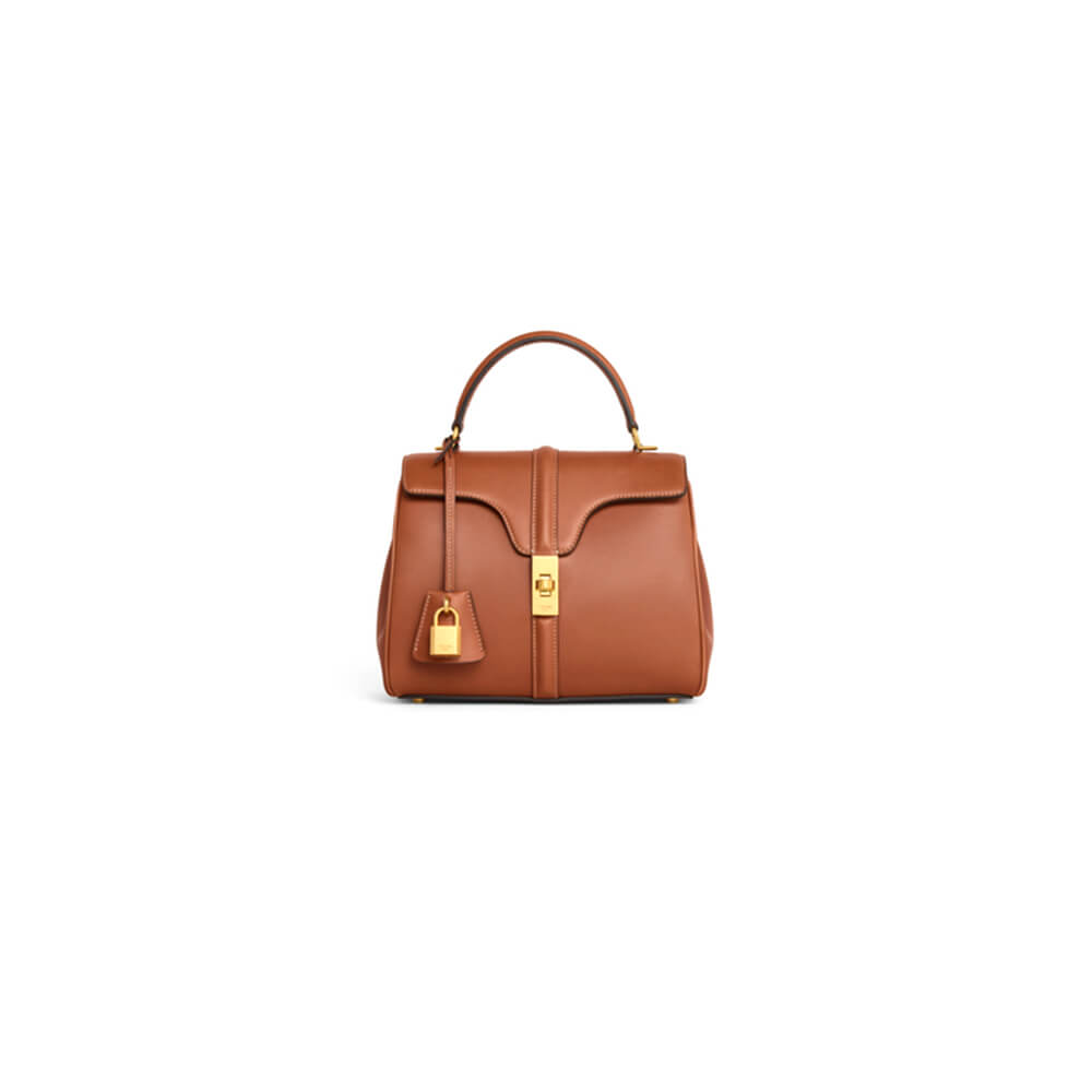 Celine Small 16 Bag In Satinated Calfskin - Replica Luxury Bags™