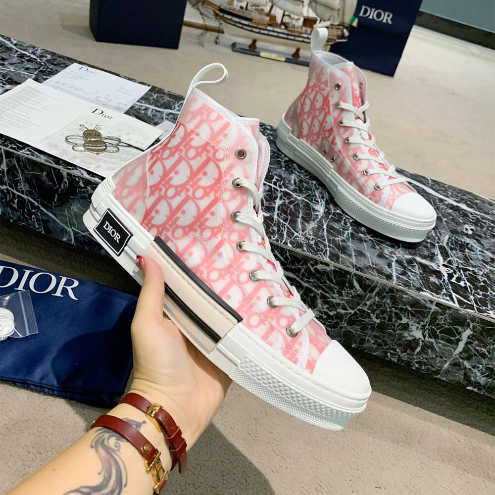 Dior B23 High-Top Sneakers Dior Oblique Shoes - Replica Luxury Bags™