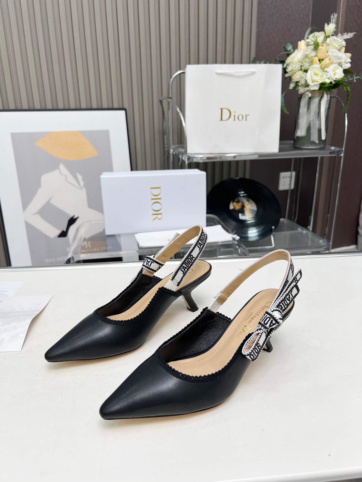 J Adior Slingback Pump Shoes - Replica Luxury Bags™