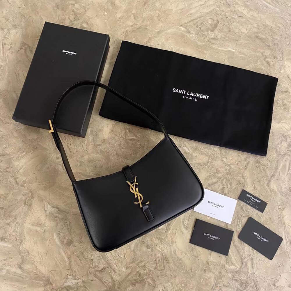 YSL LE 5 A 7 Hobo Bag in Smooth Leather - Replica Luxury Bags™