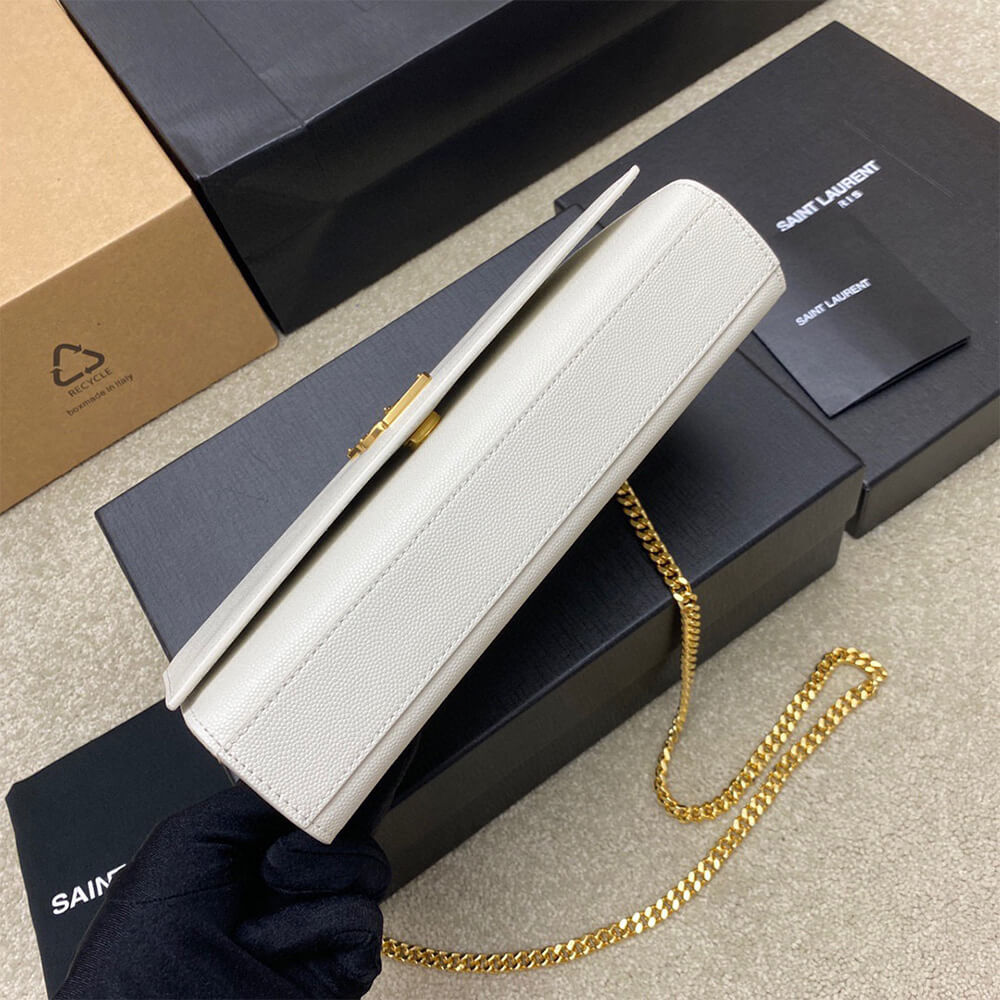 YSL Kate Medium Bag in Grain De Poudre Embossed Leather - Replica Luxury Bags™