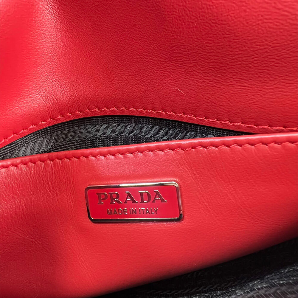 Small Prada Cleo Brushed Leather Shoulder Bag with Flap - Replica Luxury Bags™