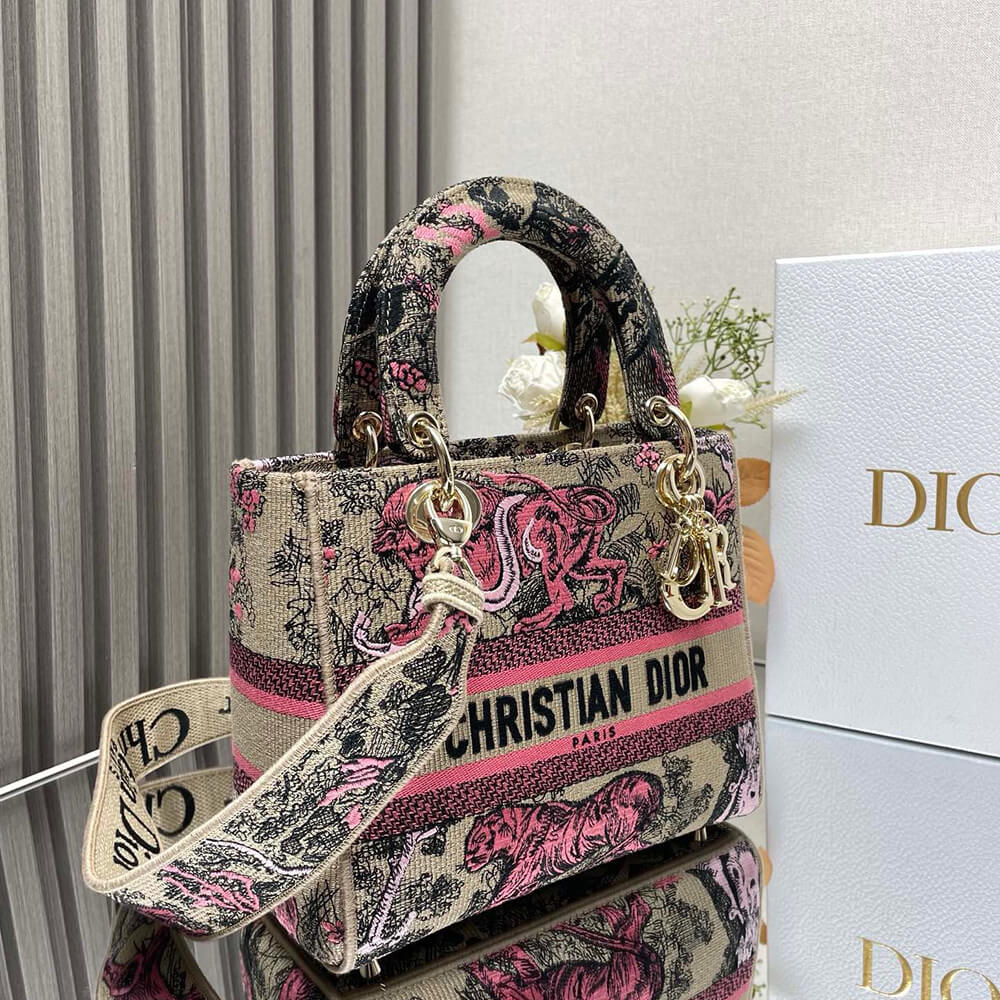 Dior Medium Dioriviera Lady D-Lite Bag - Replica Luxury Bags™