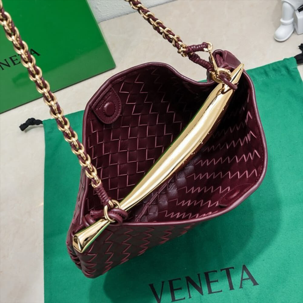 Bottega Veneta Sardine Bag With Chain - Replica Luxury Bags™