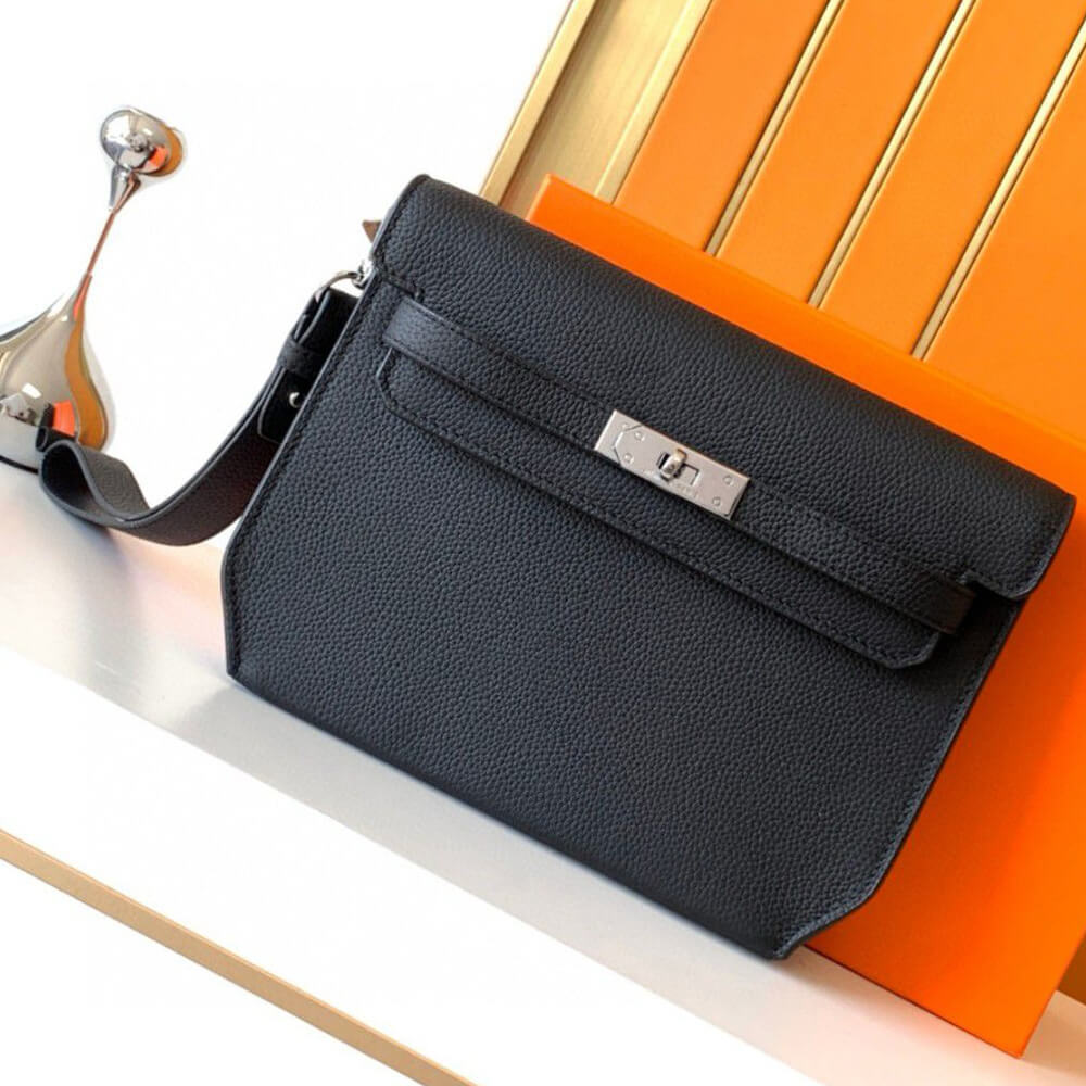 Hermes Kelly Depeches 25 Pouch Bag - Replica Luxury Bags™