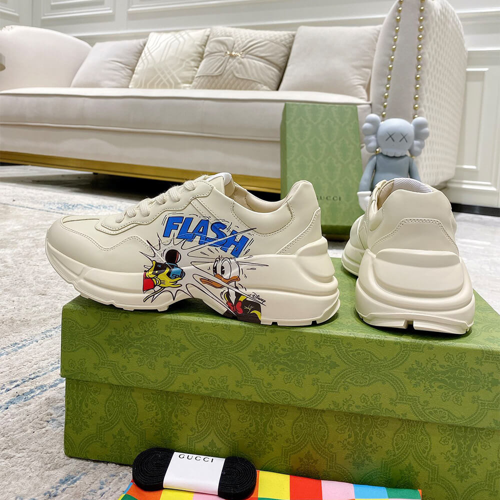 Disney x Gucci Rhyton  Donald Duck  Sneaker Shoes - Replica Luxury Bags™
