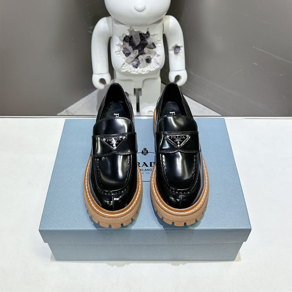 Prada Leather loafers Shoes - Replica Luxury Bags™
