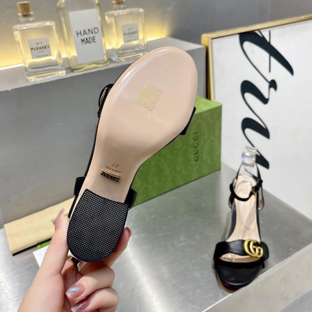 Gucci Leather Sandal Shoes - Replica Luxury Bags™