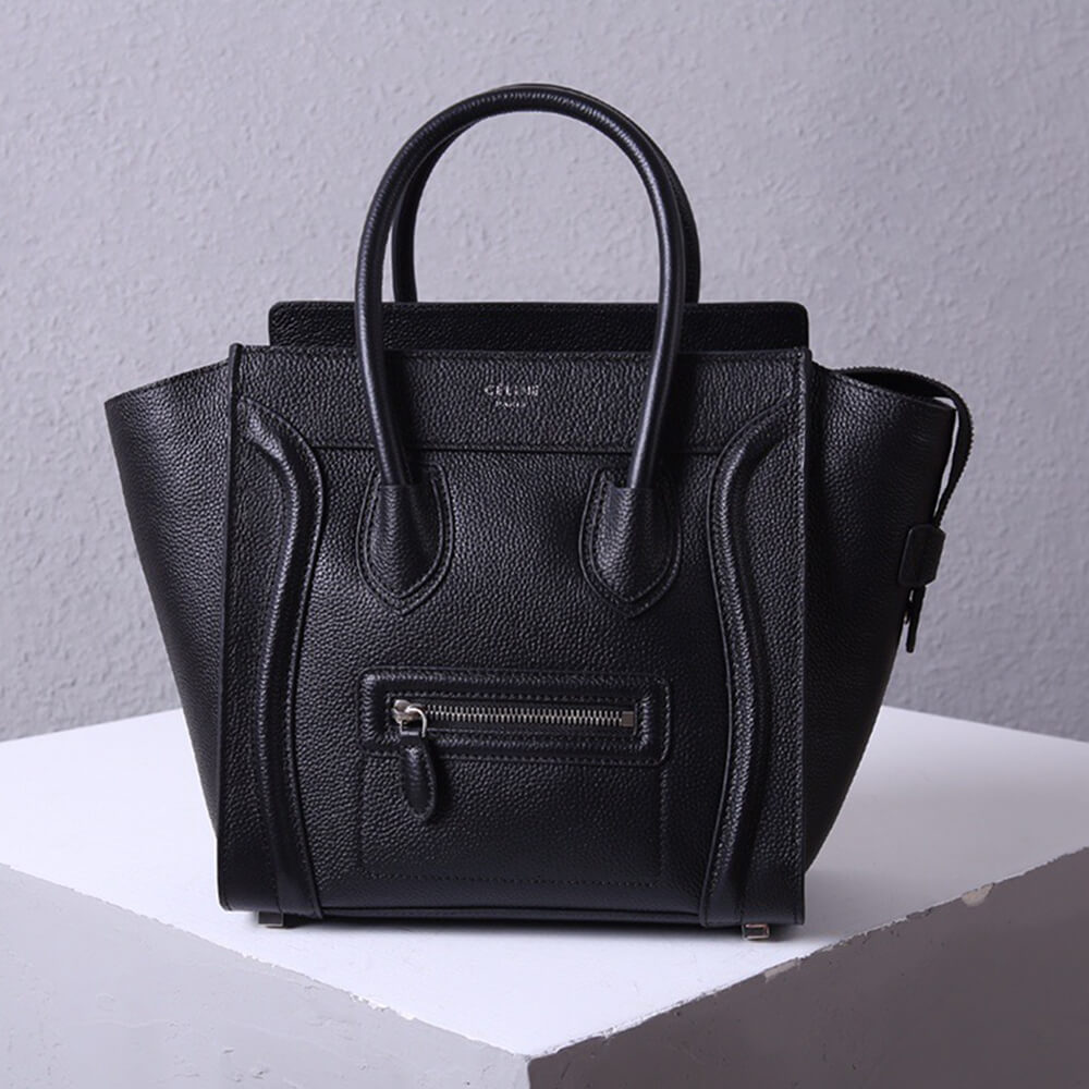 Celine Micro Luggage Handbag In Calfskin - Replica Luxury Bags™