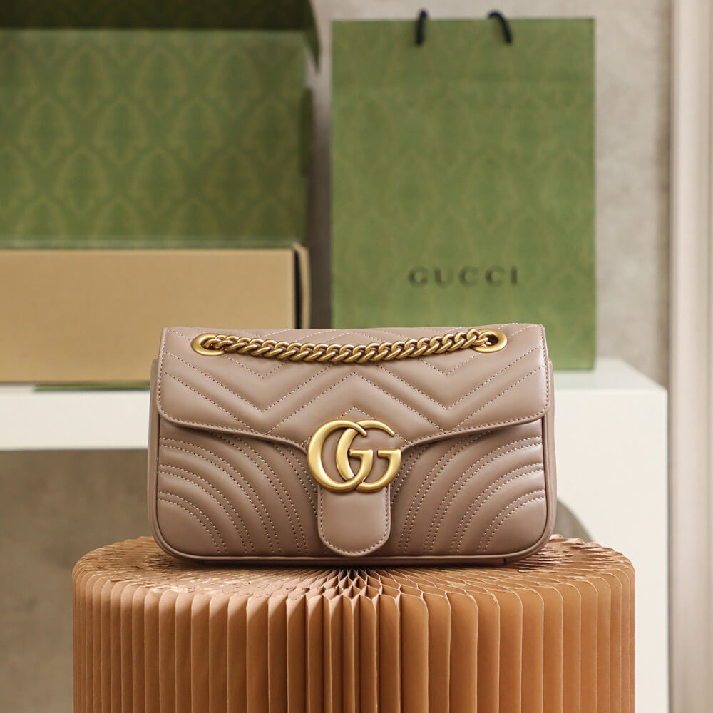 Gucci GG Marmont Small Matelasse Shoulder Bag - Replica Luxury Bags™