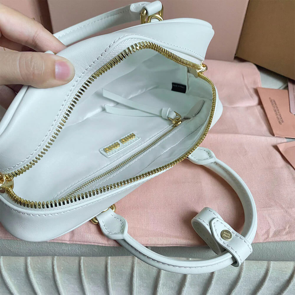 Miumiu Medium Arcadie Leather Bag - Replica Luxury Bags™