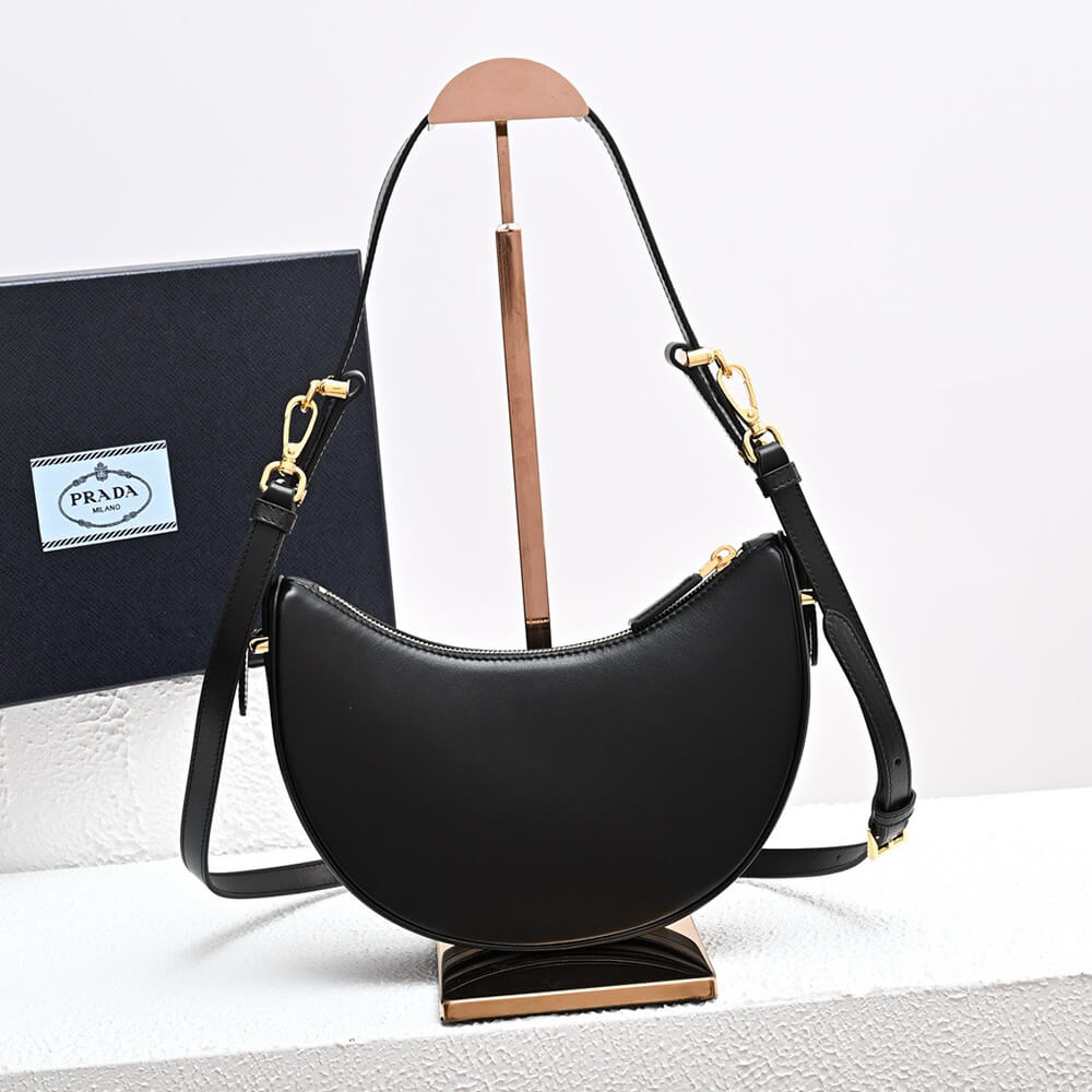 Prada Arque Leather Shoulder Bag - Replica Luxury Bags™