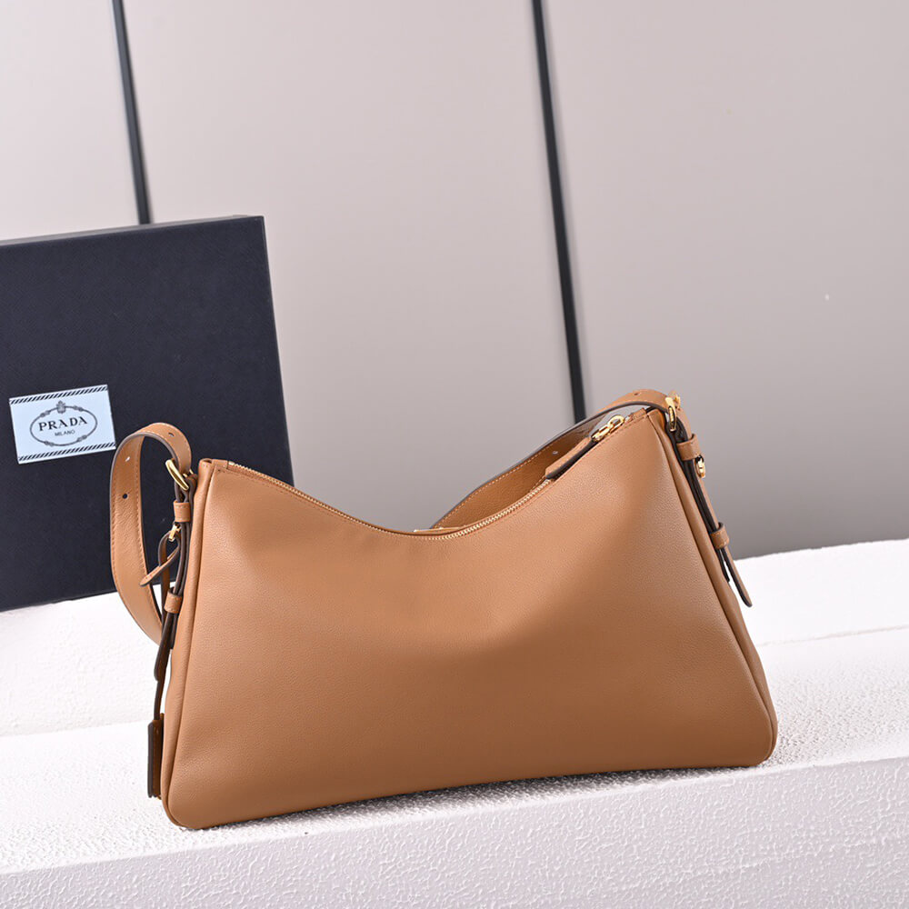 Prada Aimee Large Leather Shoulder Bag - Replica Luxury Bags™