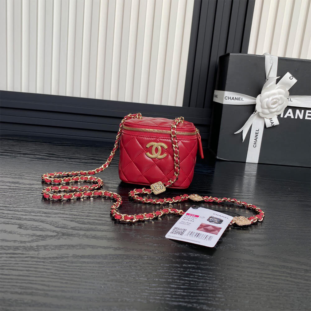 Chanel Small Vanity Bag with Chain - Replica Luxury Bags™
