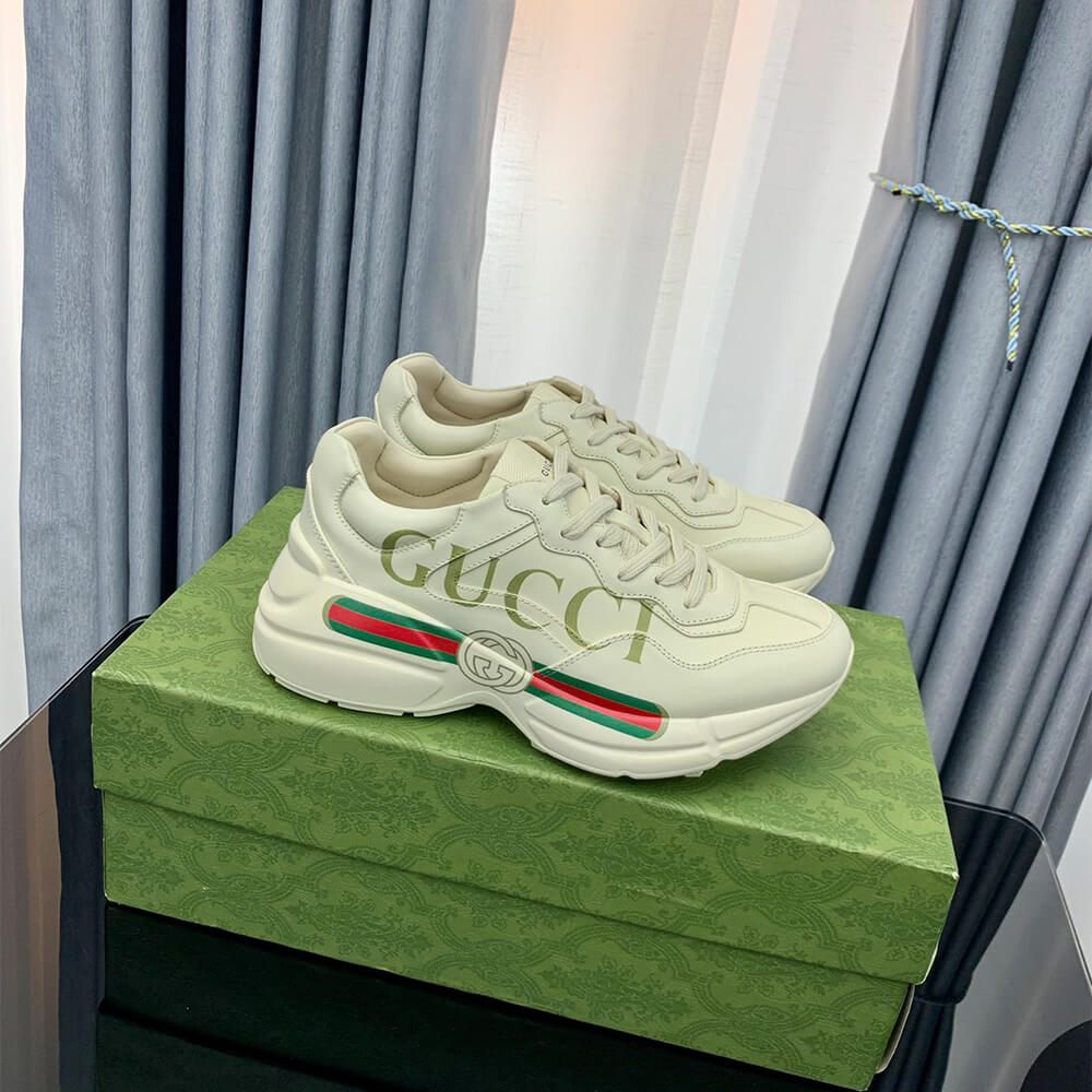 Rhyton sneaker with Gucci logo Shoes - Replica Luxury Bags™