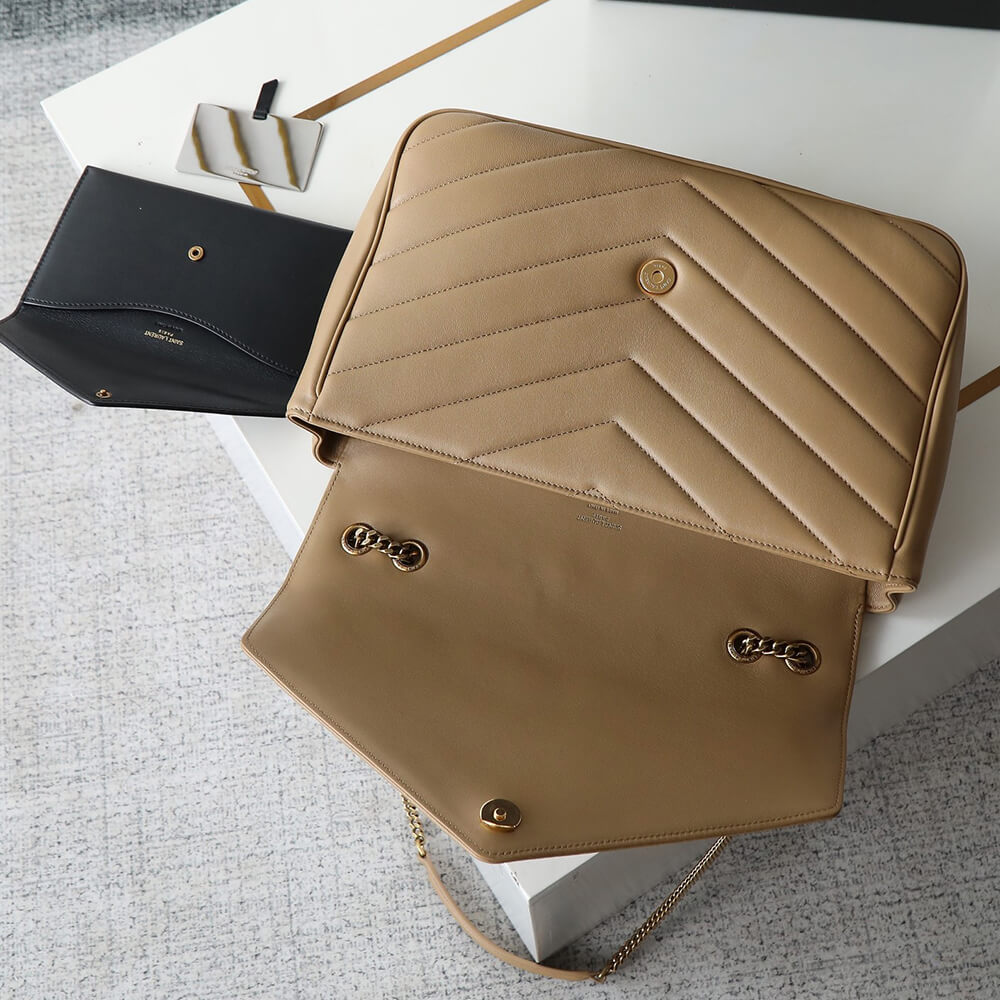 YSL Loulou Large Bag in Matelasse Lambskin - Replica Luxury Bags™