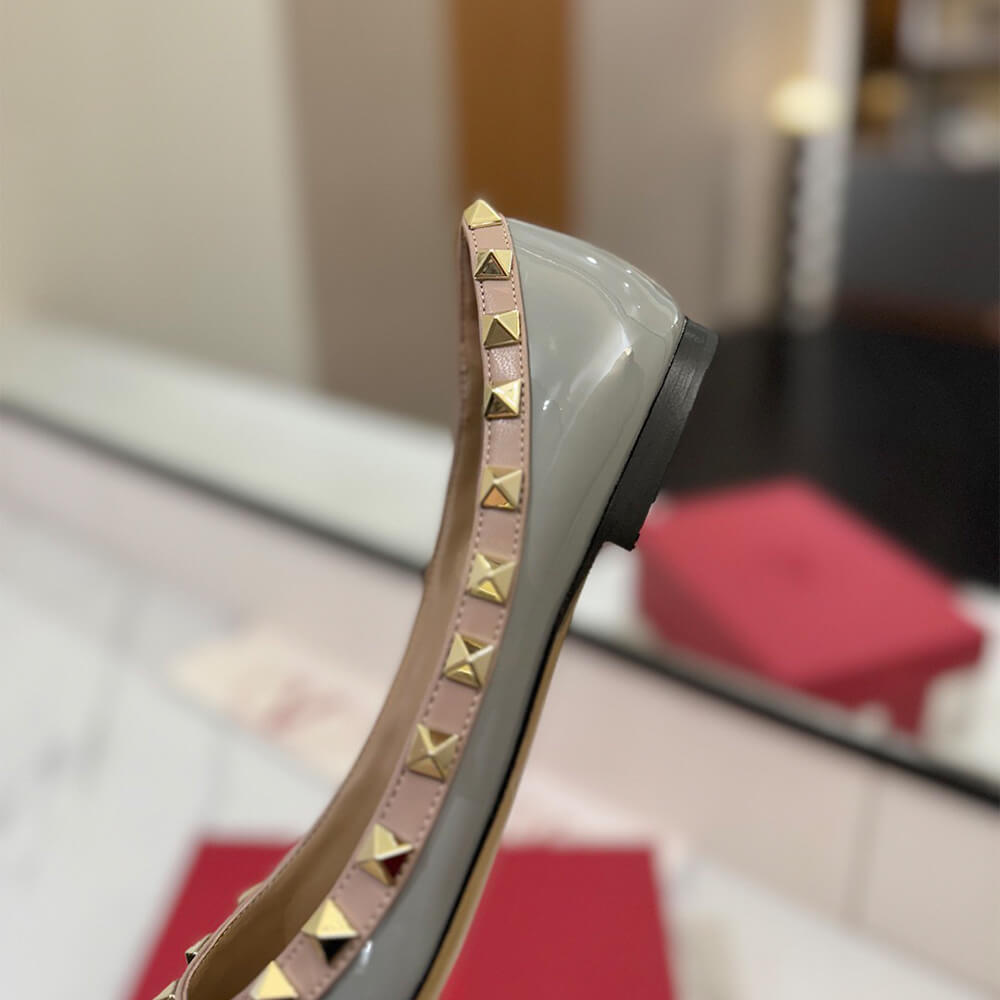 VALENTINO ROCKSTUD BALLET FLAT Shoes - Replica Luxury Bags™