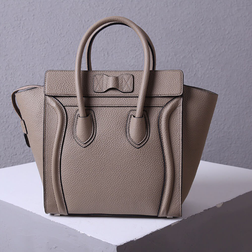 Celine Micro Luggage Handbag in Calfskin - Replica Luxury Bags™