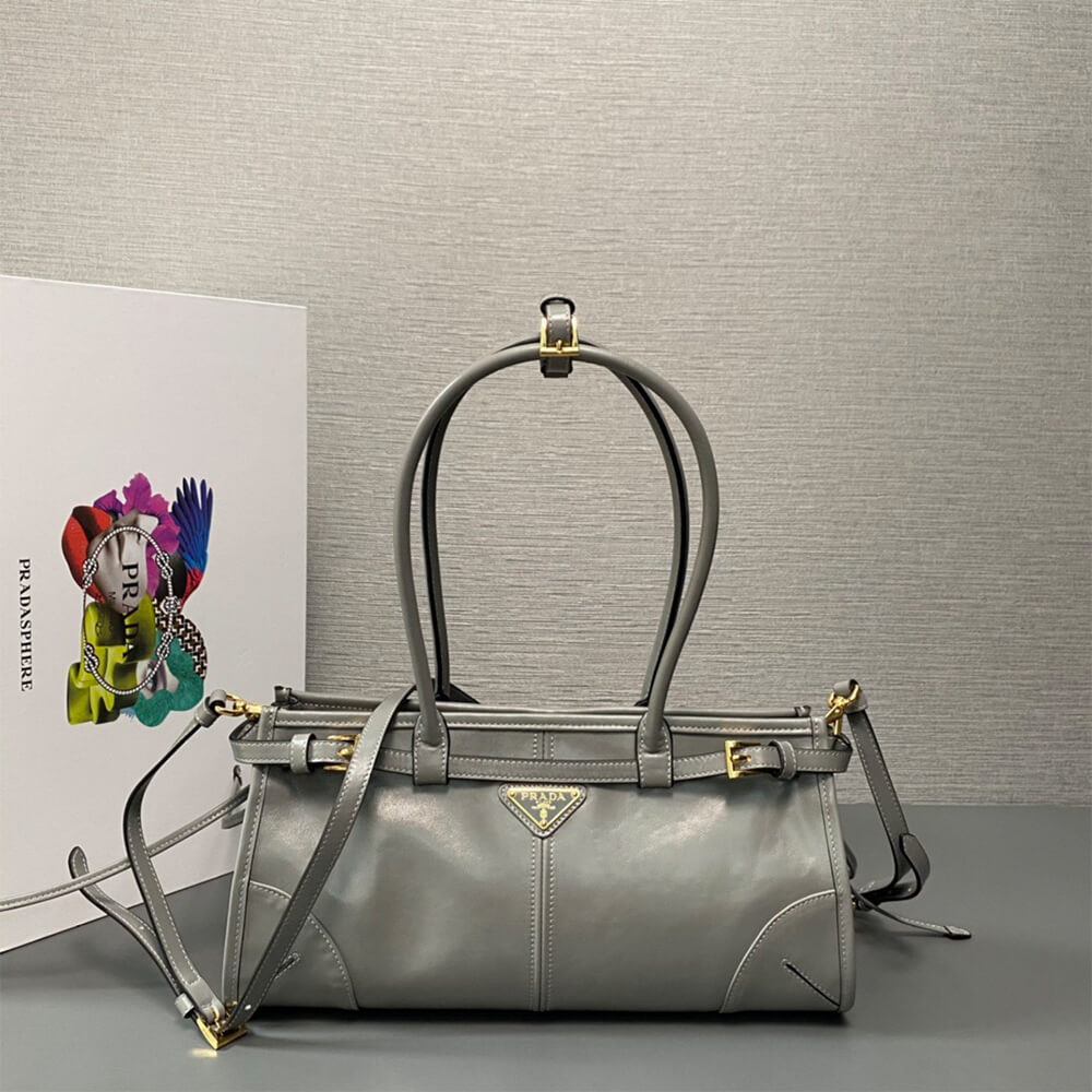 Prada Medium Leather Handbag - Replica Luxury Bags™