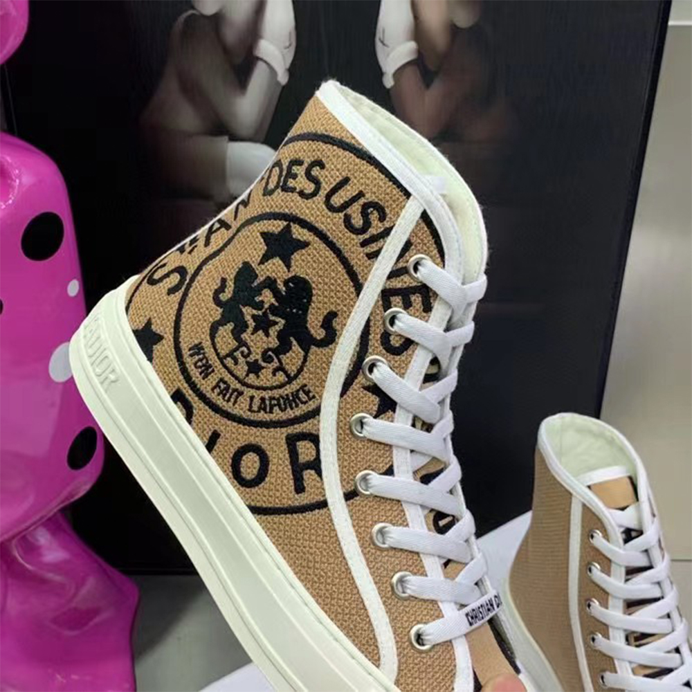 WALK N DIOR HIGH-TOP SNEAKER Shoes - Replica Luxury Bags™