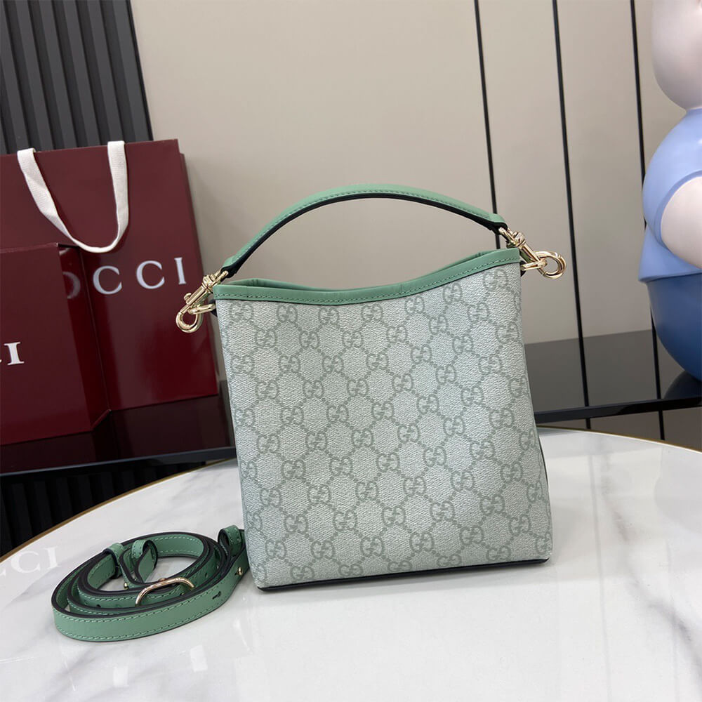 Gucci GG Emblem Mini Bucket Bag - Replica Luxury Bags™