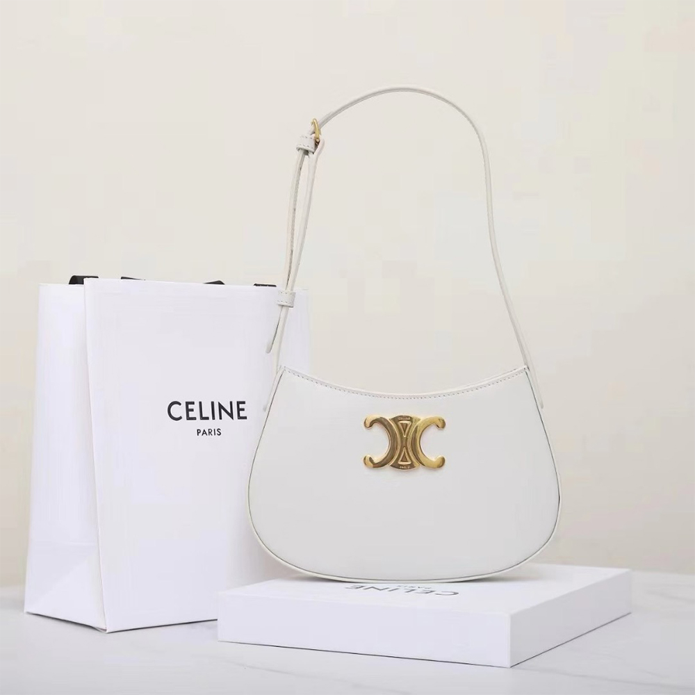 Celine Medium Tilly Bag in Shiny Calfskin - Replica Luxury Bags™