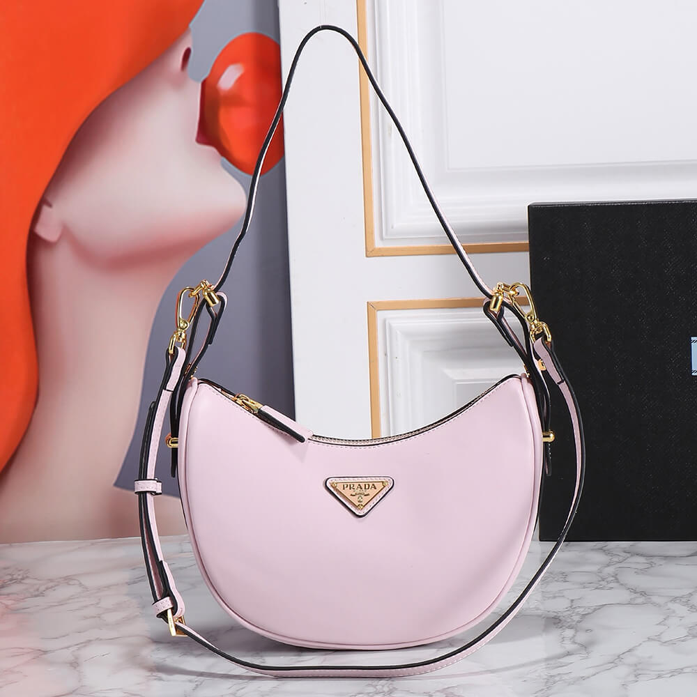 Prada Arque Leather Shoulder Bag - Replica Luxury Bags™