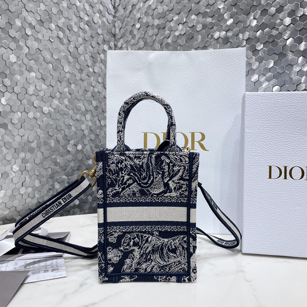 Mini Dior Book Tote Phone Bag - Replica Luxury Bags™