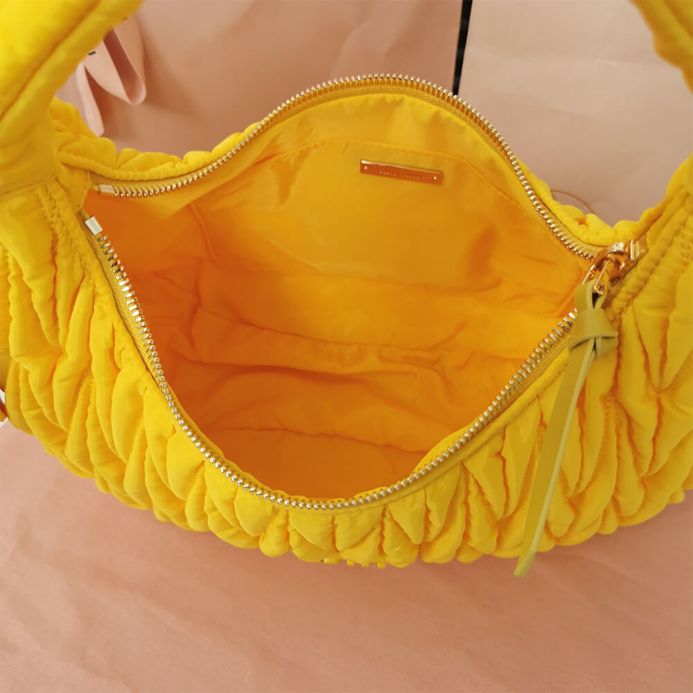 Miumiu Miu Wander Matelasse Regenerated Nylon Hobo Bag - Replica Luxury Bags™