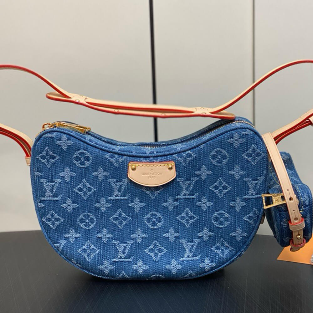 LV Croissant MM Denim Bag - Replica Luxury Bags™