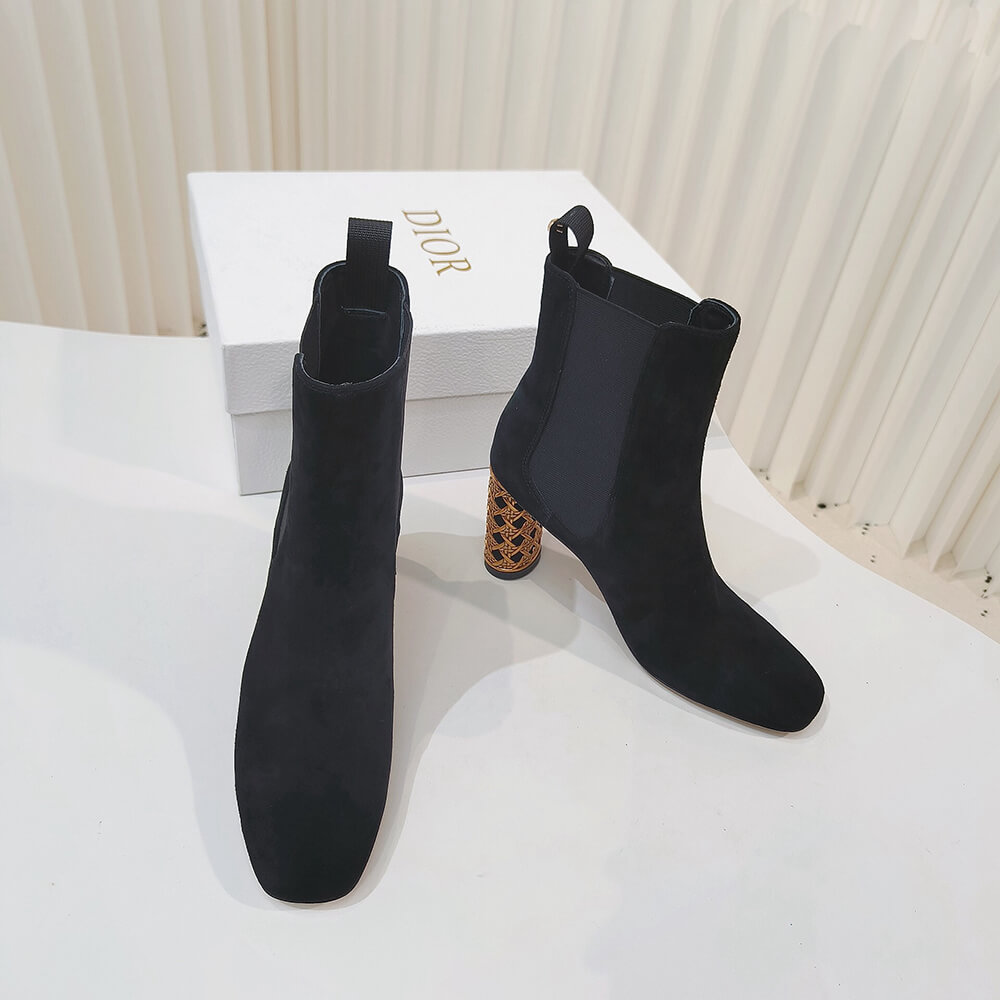 Dior Icon Heeled Ankle Boot Shoes - Replica Luxury Bags™