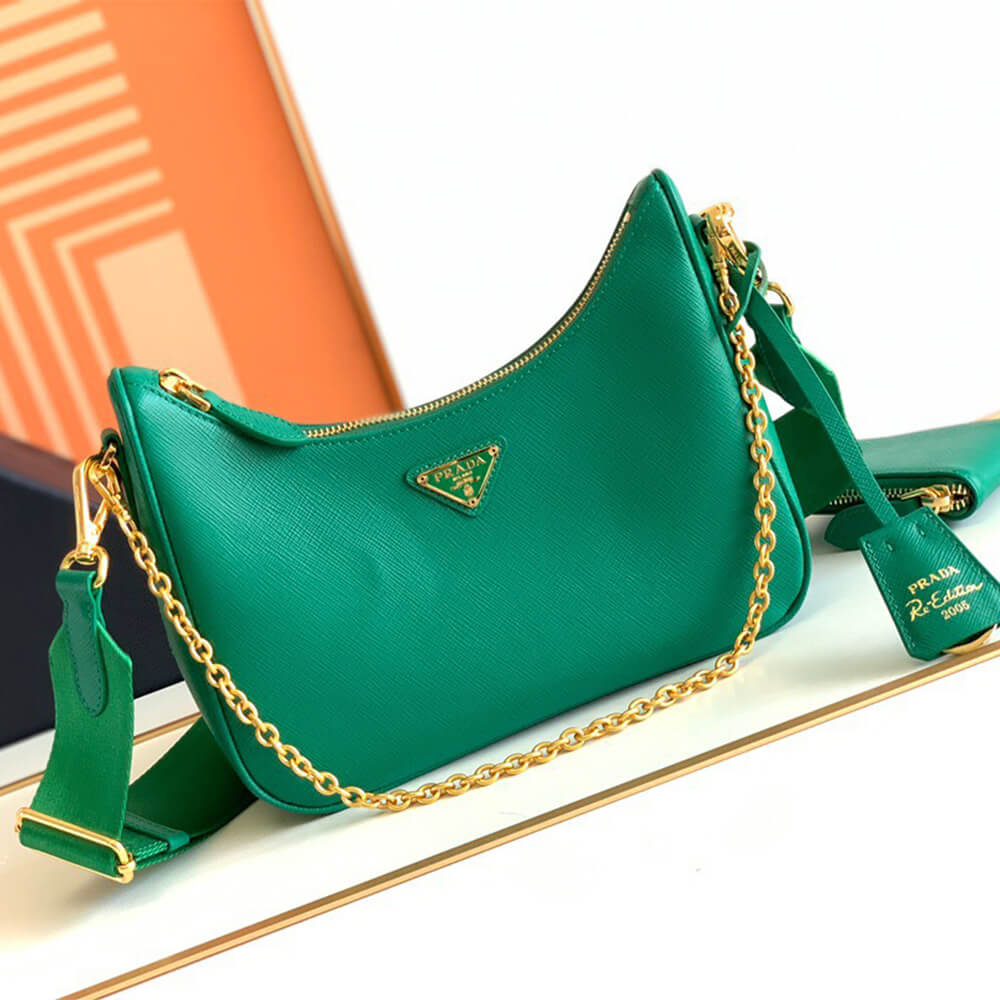 Prada Re-Edition 2005 Saffiano Leather Bag - Replica Luxury Bags™