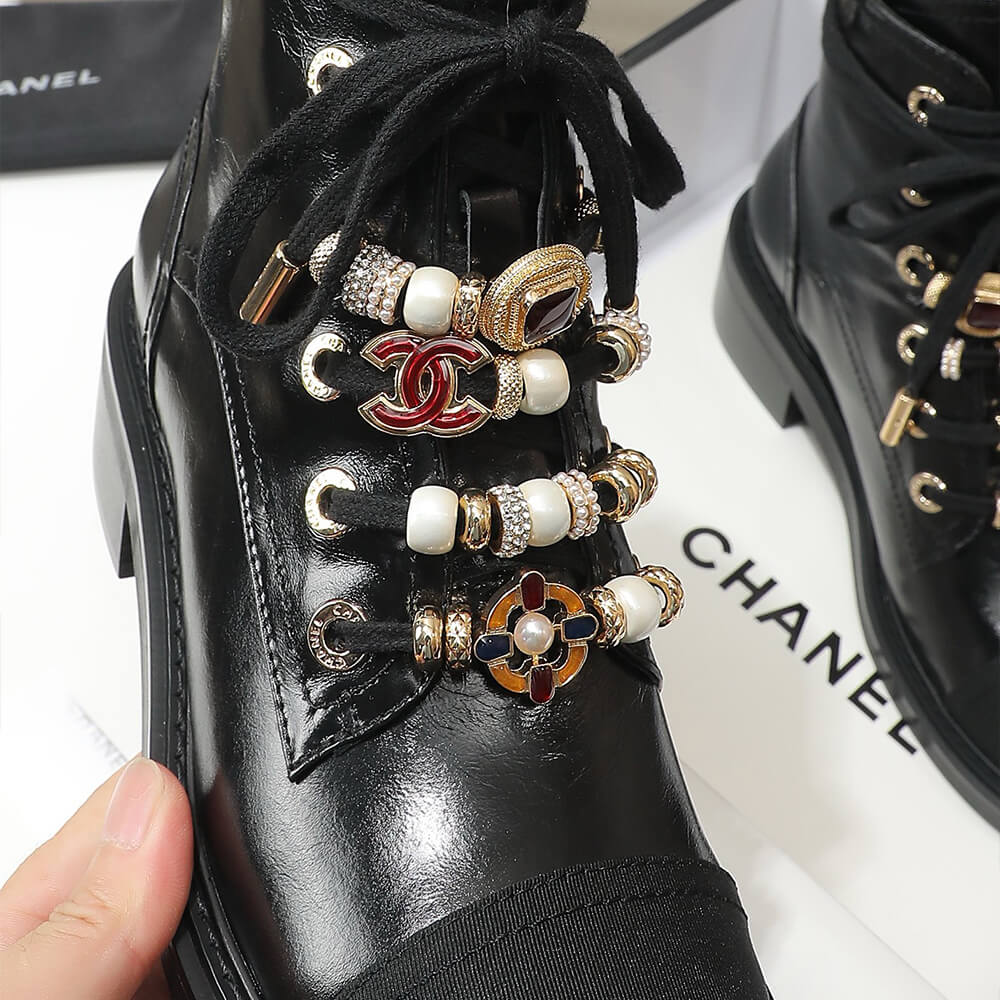 Chanel Combat Boots Shoes - Replica Luxury Bags™