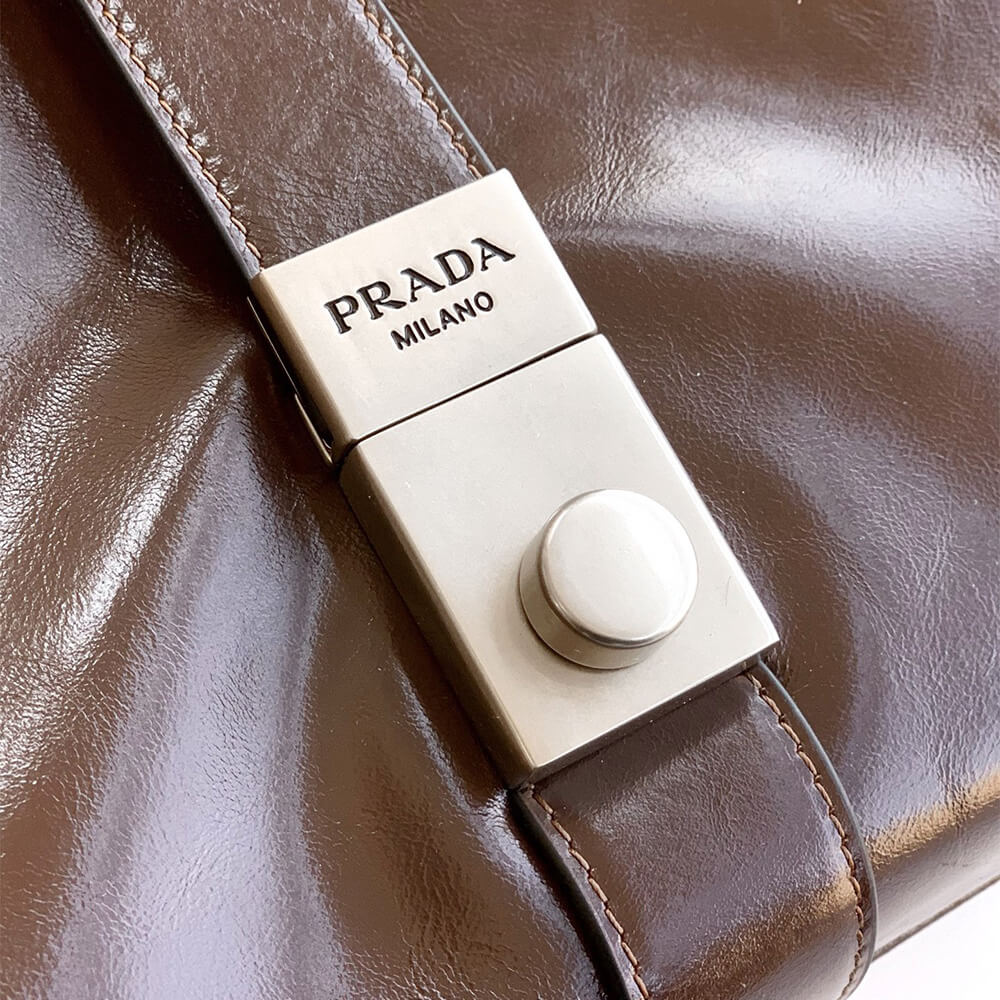 Prada Medium Leather Tote Bag - Replica Luxury Bags™
